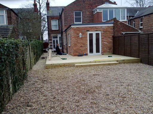 extension and decking