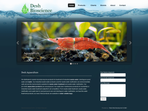 Desh Bio Science -website design