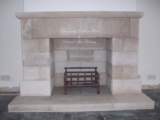 Portland Stone Fireplace