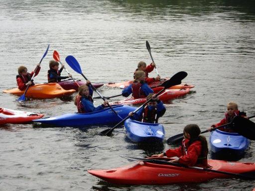 Have a childrens kayaking party it is a lot of fun