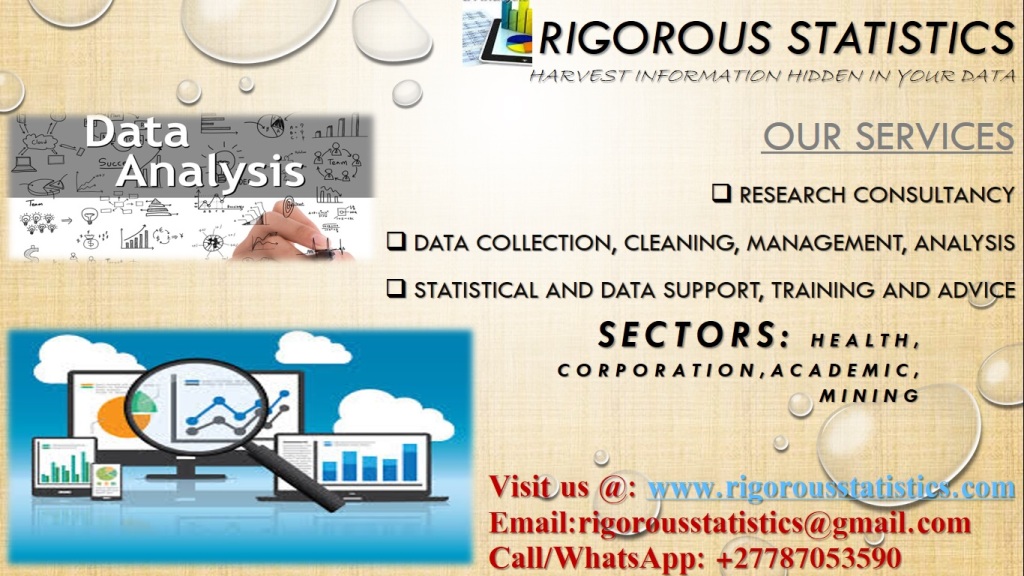 Rigorous Statistics 7812 sweet gum avenuea, Pretoria North, Gauteng, 0182