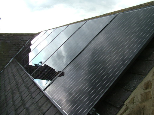 SOLAR PANELS AT STONEHAVEN LODGE B&amp;B