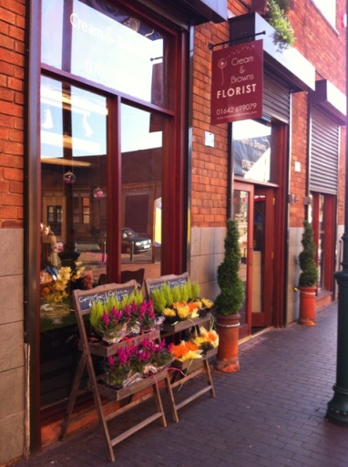 Cream And Browns Flower Shop in Middlesbrough