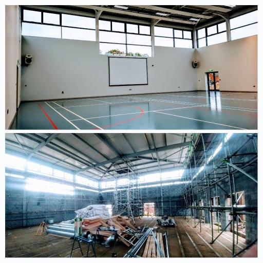 Before and after installation