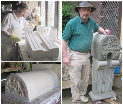 Exterior mouldings for the 2012 Olympic route