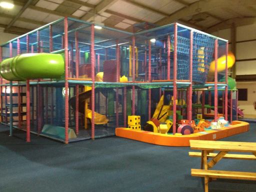 Indoor soft play frame