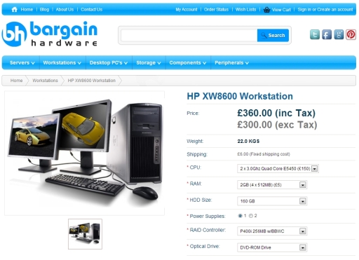 bargain hardware online store - custom configure computers