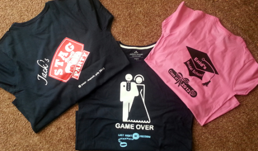 Stag and Hen party/weekend shirts