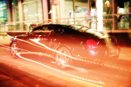 Bentley GT, Sunset Boulevarde, Los Angeles