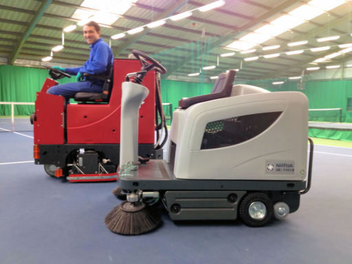 Tennis court sweepers