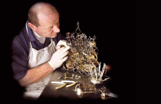 Commercial Photography - Master Horologist at work