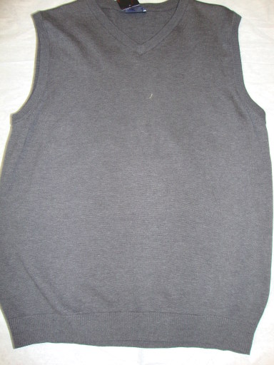 Espionage sleeveless slipover, black or grey ??20.00