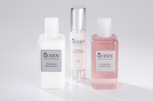 Queen Sensiderma Range of skincare for very dry or mature sensitive skin