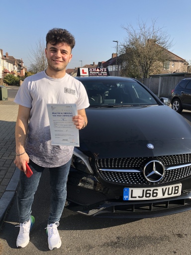 Passed 1st time in West Wickham 
