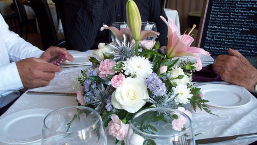 Diamond Wedding Table Decoration