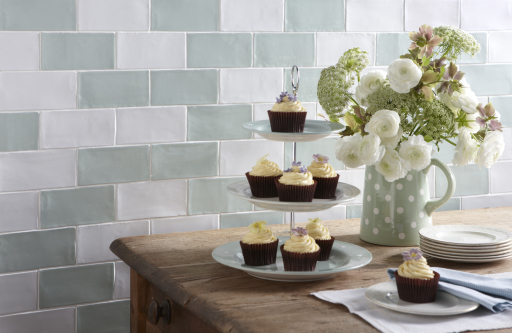 Tiles Away-Artisan Eau De Nil Roomset