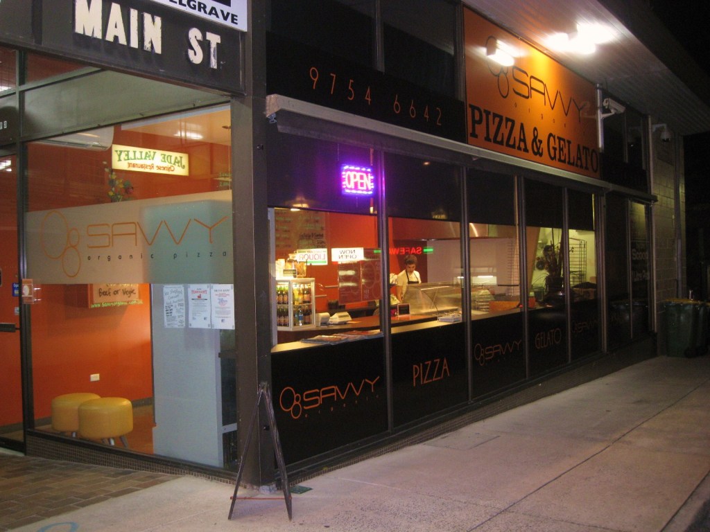 Savvy Organic Pizza & Gelato Shop 3 Belgrave Arcade, 1647 Burwood