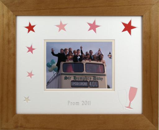 Pink Champagne in Style! - School Prom photo frames (14 x 11)