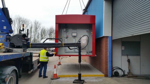 Delivery and installation of self bunded fuel tank