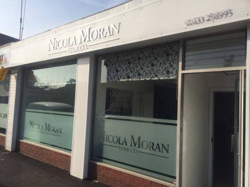 Situated in the Nicola Moran hair salon, NP197EH