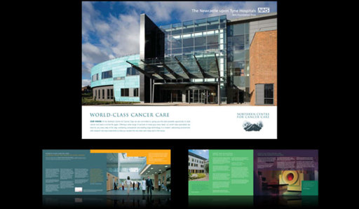Brochure design for NHS Foundation Trust - Northern Centre for Cancer Care