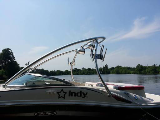 Indy Pro Wakeboard Tower Anodised.