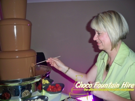 wedding chocolate fountain hire