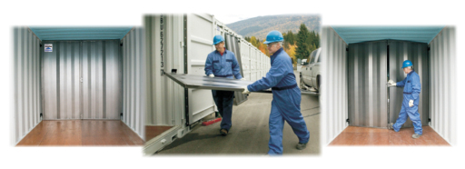 Container partition walls without welding