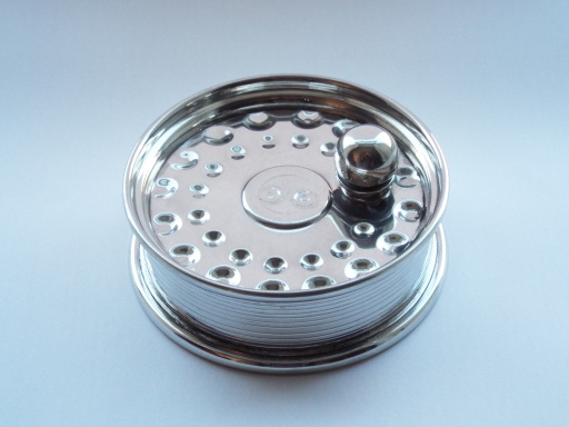 # 4oz pewter fishing reel flask
