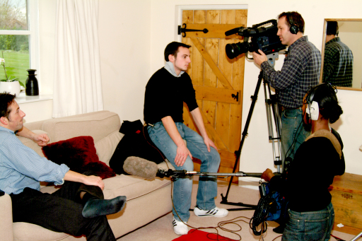 New edge business video on location