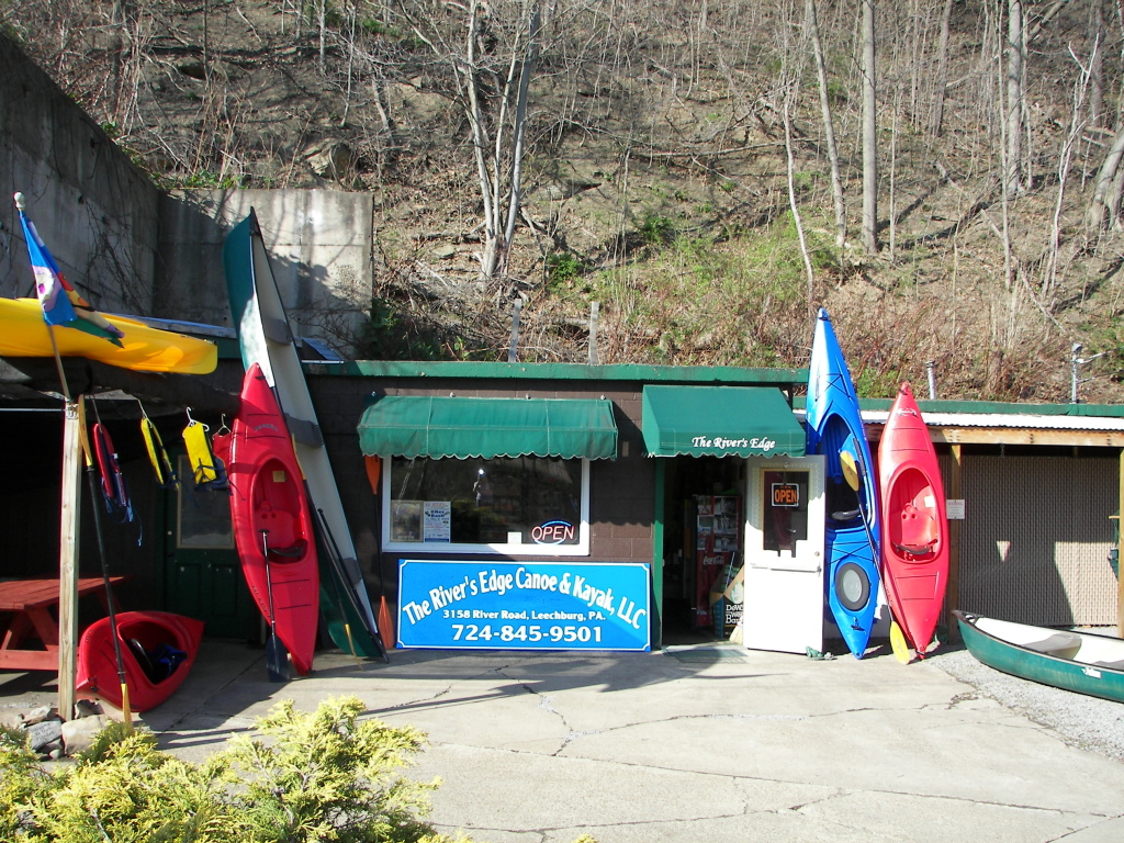 The River's Edge Canoe & Kayak, LLC 3158 River Rd., Leechburg, PA, 15656