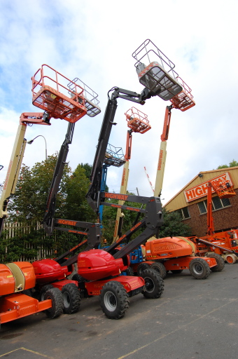 Boom platforms for hire