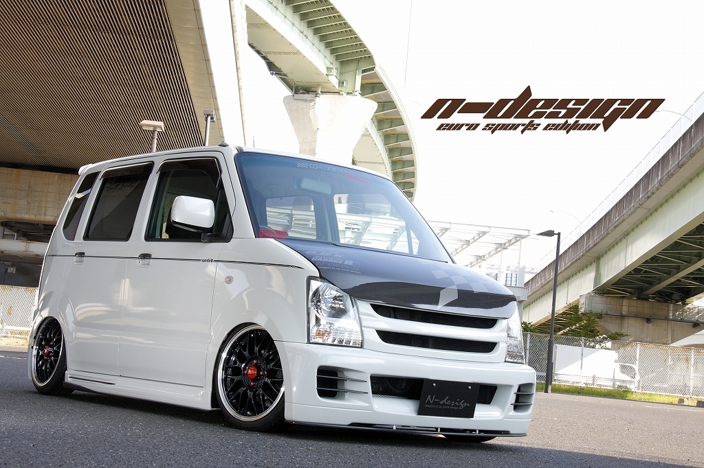 Nーdesign MH21s ワゴンR バッドフェイスボンネット 【公式通販】