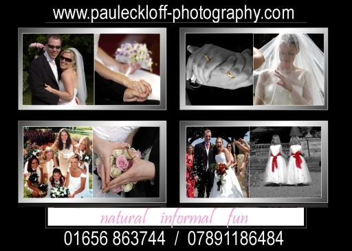 Wedding Photography by Paul Eckloff ... Making Your Day Perfect.