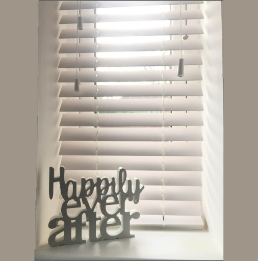 White Wood Venetian Blinds