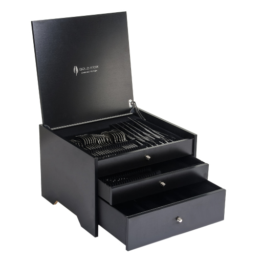 113 Piece Flatware Cutlery Set By Belo Inox