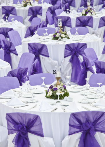Chic D??cor Wedding Centrepiece and Chair Cover Hire