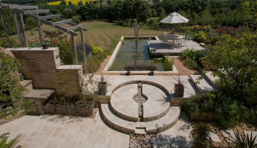 Natural stone paving in Cheltenham