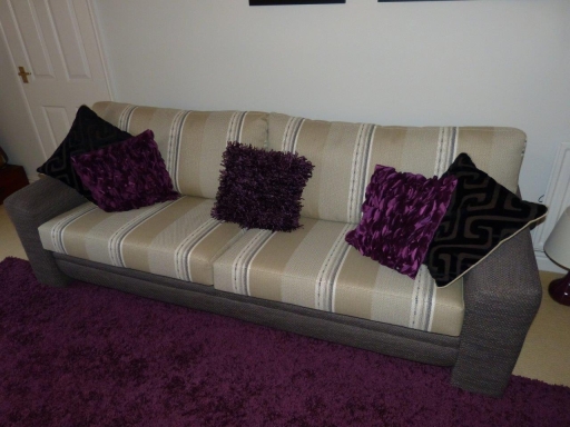 This large 4 seater used to be a chair &amp; sofa. Price Brothers combined the two frames to create this