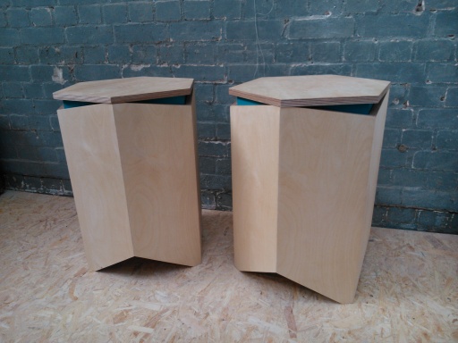 Birch Ply beside units for Interior designer