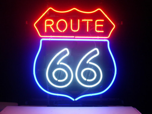 Route 66 Neon Sign