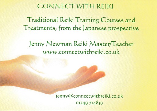 Jenny Newman, Reiki Training Courses, and Treatments