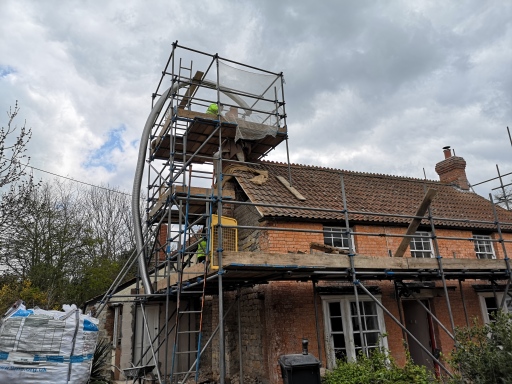 Chimney flue lining in Somerset