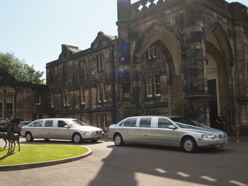 Matching Wedding Limousines