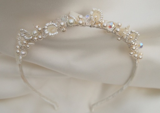 Lily and flower tiara