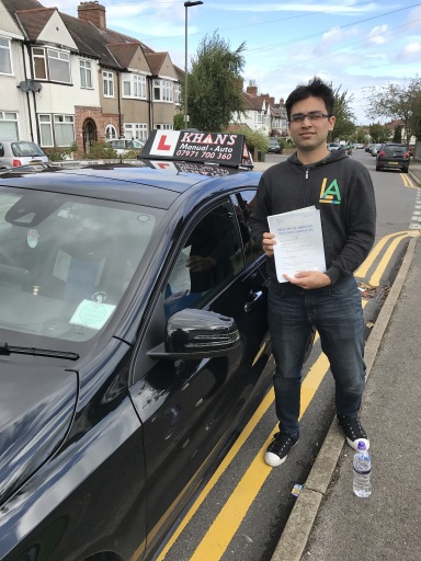 Passed 1st time in West Wickham 
