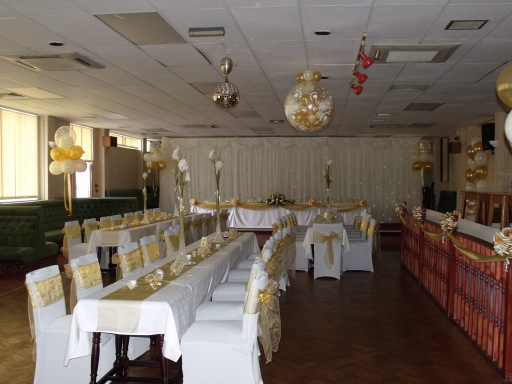 Wedding Decorating Service in Bristol - Balloons, Flowers, Chair Cover hire, and starlight backdrop,
