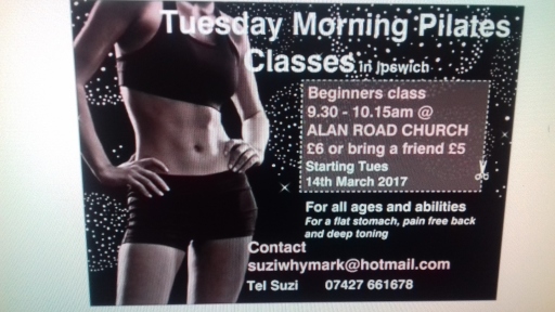 Tuesday mornings Pilates Classes