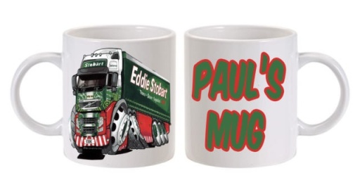 Lorry Personalised Mug