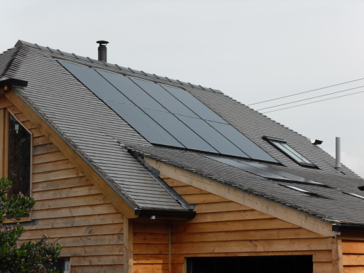 In roof Solar PV installed by Town &amp; Country Electricians Ltd.